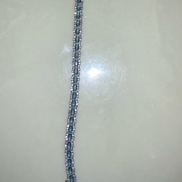 6.3ct Blue London Topaz Bracelet - Picture 9 of 14